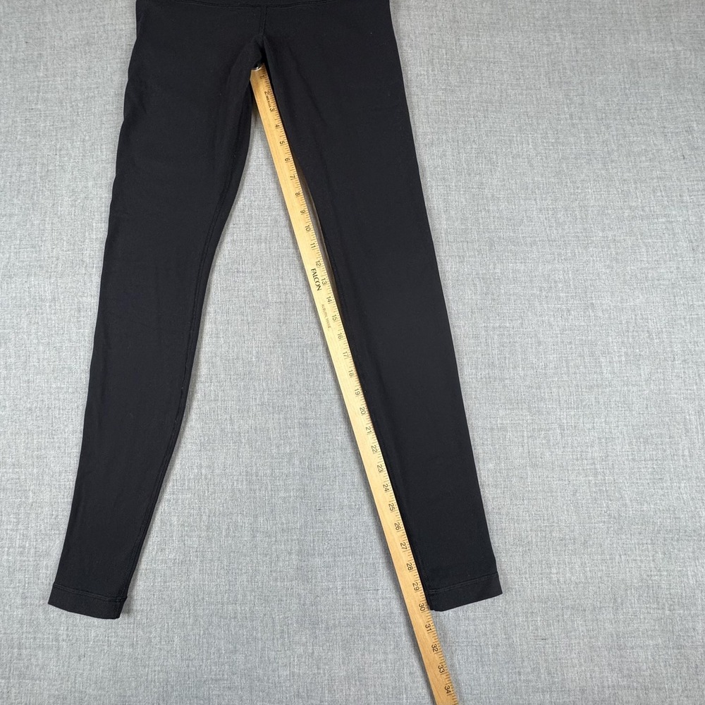 Lululemon Pants Womens 6 Black Ankle Leggings Yoga Gym Athletic - Picture 5 of 9